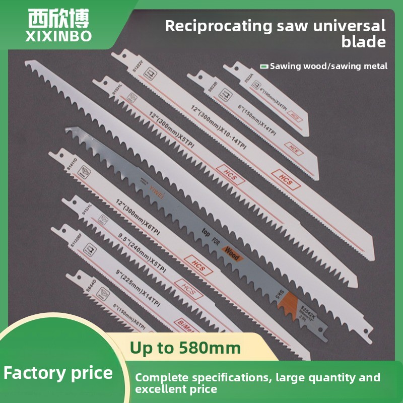 Metal Saw Reciprocating - Mata Gergaji Bolak-Balik Panjang dari Baja