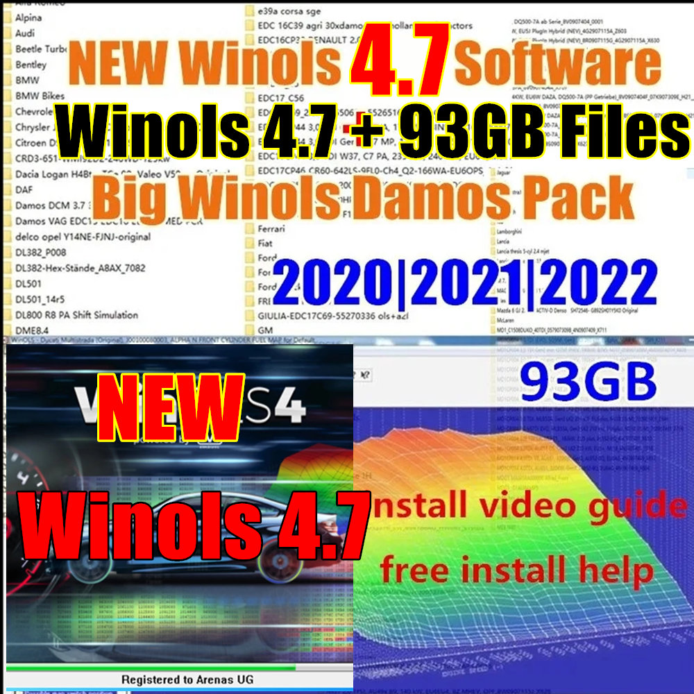 Auto Repair Shop Software - Perangkat Lunak Winols 4.7 Terbaru 2026