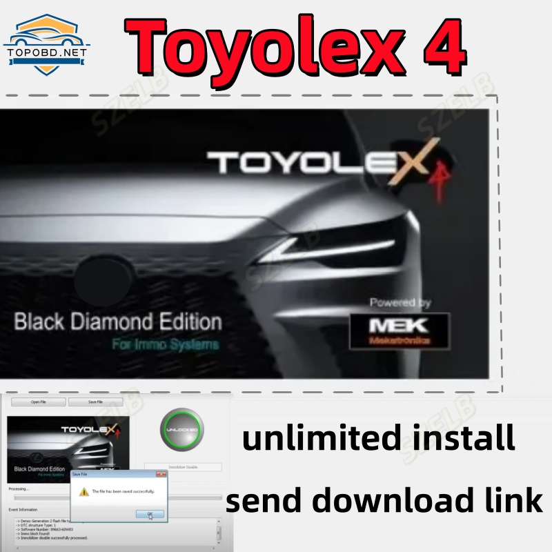 Auto Repair Shop Software - Perangkat Lunak Toyolex 4 IMMO Dengan