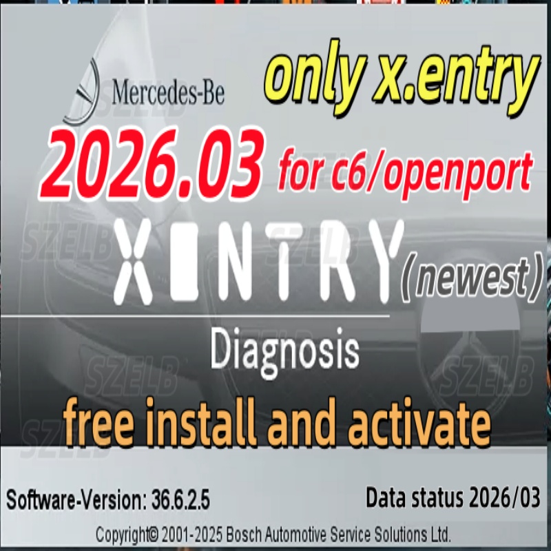 Auto Repair Shop Software - Perangkat lunak diagnostik Xentry terbaru 2026