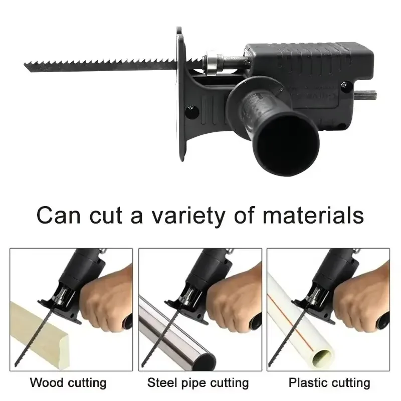 Metal Saw Reciprocating - Adaptor Gergaji Bolak-balik untuk Bor Listrik