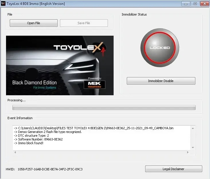 Perangkat Lunak Toyolex 4 IMMO - Auto Repair Shop Software ulasan dan harga
