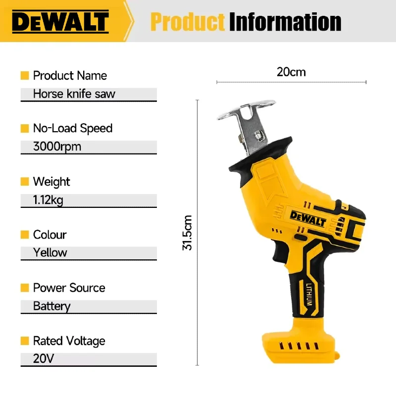 Gergaji Bolak-balik Dewalt Tan - Metal Saw Reciprocating ulasan dan harga